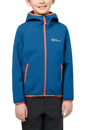 Jack Wolfskin FOURWINDS JACKET KIDS, Veste softshell Enfants unisexes,