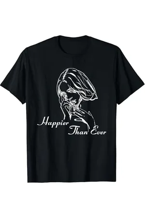 Billie Eilish Produit officiel Happier Than Ever Black T-Shirt