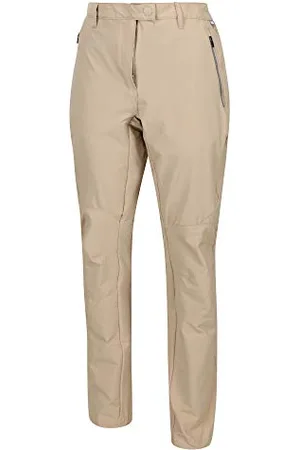 Regatta Pantalon Technique Stretch Highton déperlant avec Protection UV40 et Multiples Poches - Régulier Trousers Femme FR: XL (Taille Fabricant: 18)