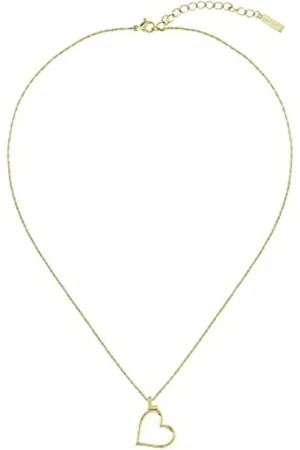 Lacoste Collier pour Femme Collection VOLTE en Or Jaune avec un Pendentif en Forme de Cœur - 2040013
