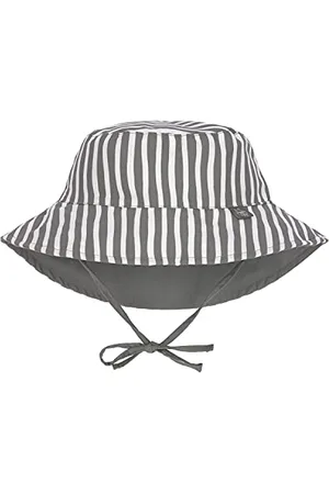 LÄSSIG Chapeau UV réversible pour bébé – Rayé – Olive, , M, Chapeau