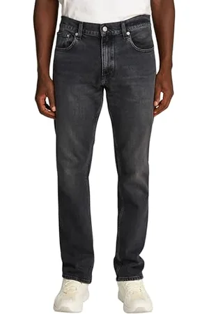 Calvin Klein Jean Homme Straight Slim Fit, Noir (Denim Black), 31W/32L