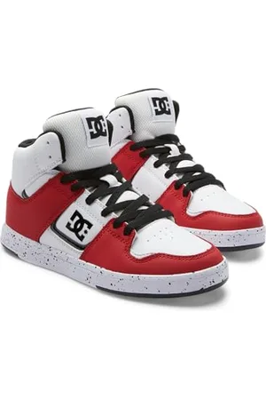 Dcshoes Cure Hi Top Basket, White/Red, 33.5 EU
