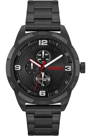 HUGO BOSS Montre Analogique Multifunction à Quartz pour Homme avec Bracelet en Acier Inoxydable - 1530279