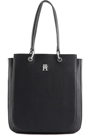 Tommy Hilfiger Cabas Femme Sac TH Emblem Work Tote Fermeture Éclair, , Taille Unique