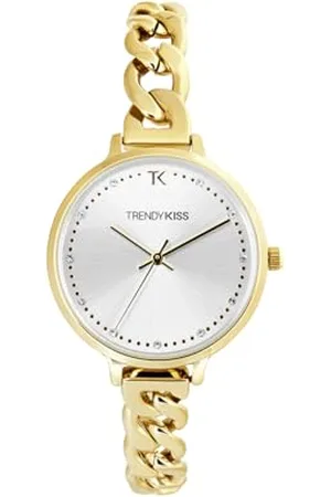 Trendy Kiss Femme Analogique Quartz Montre avec Bracelet en Métal TM10179-02