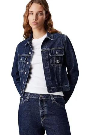 Calvin Klein Jeans Veste en Jean Femme Cropped 90