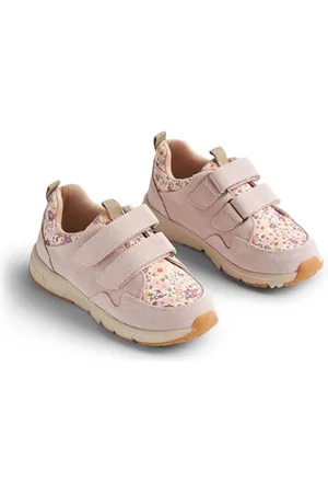 WHEAT Garçon Kinder Sneaker mit Zweifachem Klett und Print-Unisex Basket, , 28 EU