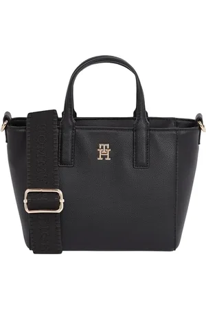 Tommy Hilfiger TH SOFT LOGO MINI TOTE AW0AW16907 TH SOFT LOGO MINI TOTE AW0AW16907, Noir, OS, Noir (noir), Fourre-tout