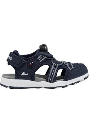 Viking Thrill, Sandale de Sport Garçon Unisex Kinder, Navy/Grey, 20 EU