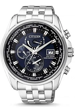 Citizen Hommes Multi-Cadrans Eco-Drive Montre avec Bracelet en Acier Inoxydable AT9030-55L