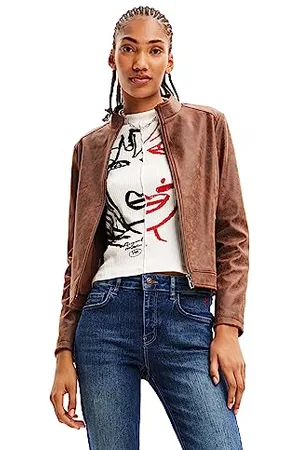 Desigual Jacket_Toronto Manteau en polyuréthane pour Femme, , XX-Large