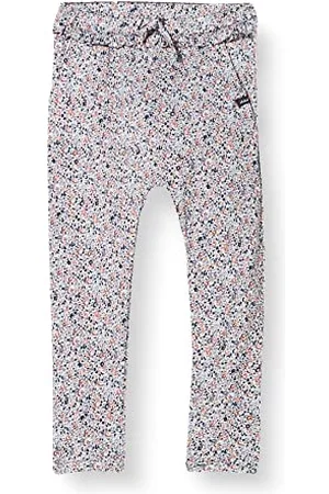 IKKS Pantalon Fluide À Fleurs et Volants Bébé Fille, Multicolore , Taille 3 mois