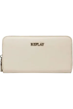 Replay – Portefeuille pour Femmes, Grand, Blanc (Opt White 001), Taille Unique