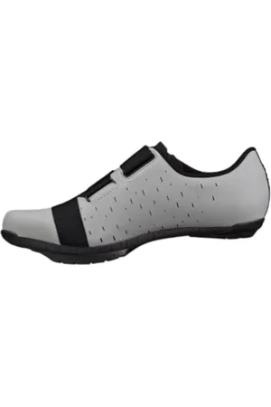 Fizik Mixte X4 Terra Powerstrap Chaussures de Cyclisme, Noir/Gris, 43 EU