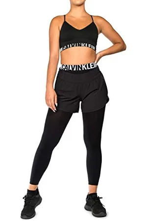Calvin Klein Legging 1p Legwear Logo Lissy Socks Chaussettes, , M Femme