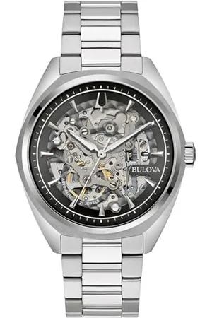 BULOVA Hommes Analogique Automatique Montre avec Bracelet en Acier Inoxydable 96A293