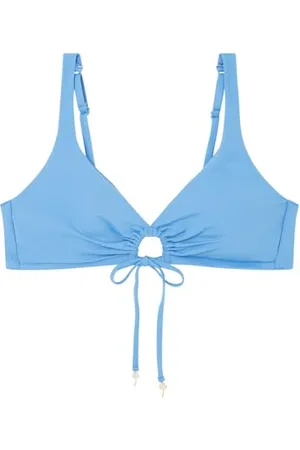 Women secret Full Coverage Blue Halterneck Bikini Top Haut, Bleu DE RÊVE, 95D Femme
