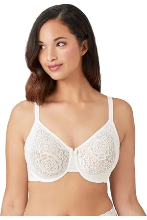 Wacoal Halo Lace Ivory Moulded Underwire Bra (WA851205)