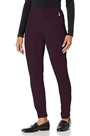 Tommy Hilfiger Pantalon de Sport décontracté pour Femme, Aubergine foncée