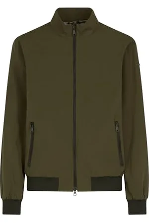 Geox M Rieti Bomber Veste, Winter Moss, 56 cm Homme