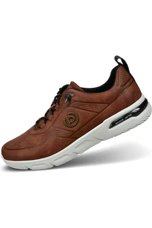 Bugatti 342-adt02-Lacets pour Homme-Cognac-Taille Chaussures Basses à Lacets, , 45 EU