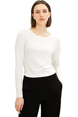 TOM TAILOR 1035396 T-shirt Basique à Manches Longues Femme , ,XL