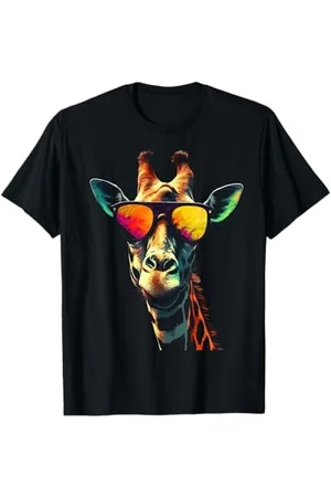 @n!mal Girafe Artwork Lunettes de soleil Animal T-Shirt