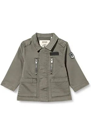 IKKS JUNIOR Veste Saharienne à Patchs et Symbole Peace and Love XU42011.56, 18 Mois Bébé garçon