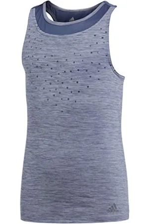 adidas Débardeur pour Fille à Pois et Gris Clair 116