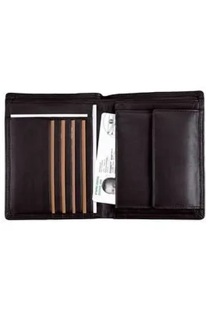Alassio 42055 Portefeuille en Cuir Nappa avec Film RFID 12,5 x 10 x 2 cm