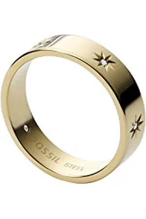 Fossil Bague Pour Homme Sutton, Largeur : 3.6mm Bague En Acier Inoxydable , JF03874710