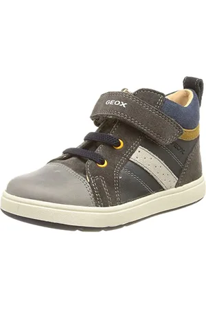 Geox Bébé Garçon B Biglia Boy A Premiers Pas, Anthracite/Navy, 20 EU