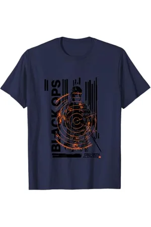 Call of Duty Black Ops Soldier Silhouette Distressed Logo T-Shirt