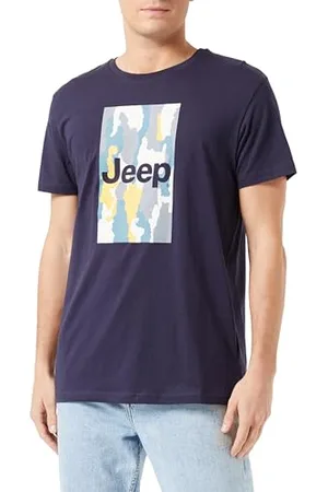 Jeep O102905-A928 J T-Shirt Homme Impression Grande Fond écorce Camouflage J23W Night Blue XXL