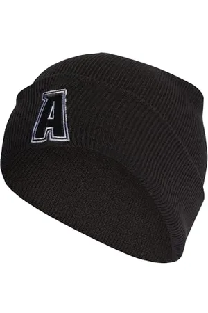 adidas Mixte 2-Color Logo Beanie, Black/White, XXS