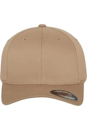 Flexfit Unisex-Adulte Wooly Combed 6277 Casquette, Beige (khaki), Taille Jeune (Youth)