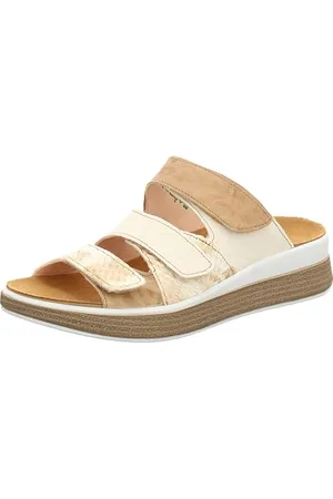 Think! Meggie Semelle Amovible Durable Tannée sans Chrome,Mules Femme,4000 Nude Break,37 EU