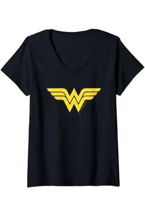DC Comics Originals Wonder Woman Logo T-Shirt avec Col en V