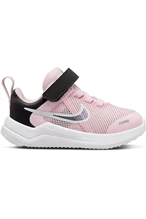Nike Downshifter 12 Next Nature Baby/Toddler Shoes, Pink Foam/Flat Pewter-Black, 18.5 EU