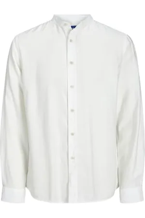 JACK & JONES Jormarshall Band Shirt LS Chemise à Manches Longues, , L Homme