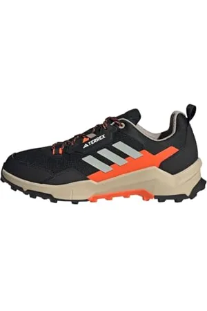 adidas Homme Terrex AX4 Hiking Shoes Chaussures de randonnée, Core Black/Wonder Silver/Orange, 41 1/3 EU