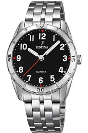 Festina Homme Analogique-Numérique Quartz Montre avec Bracelet en Acier Inoxydable