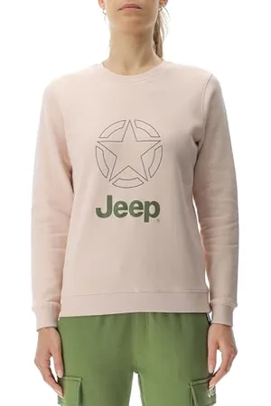 Jeep O102921-P558 J Sweat Ras du Cou Femme &Star Impression Grande J23W M