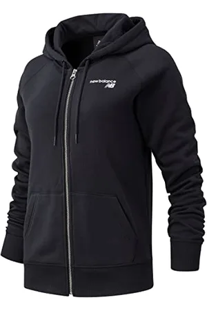 New Balance Core NB Sweatshirt Classique et Tendance en Polaire avec Fermeture Éclair intégrale, Femme