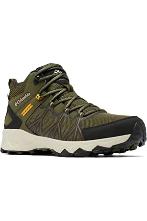 Columbia PEAKFREAK II MID OUTDRY WATERPROOF Chaussures Montantes De Randonnée Et Trekking imperméables Homme, Vert (Nori x Black), 40 EU