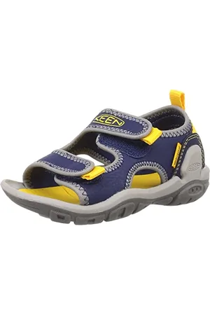 Keen Knotch Creek Open Toe Sandales, Bleu(Blue Depths Yellow), 31 EU