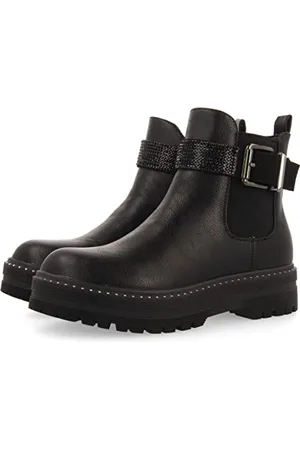 Gioseppo Bottines Type Chelsea Couleur Noire avec Ornement escamotable pour Fille et garçon Ennis