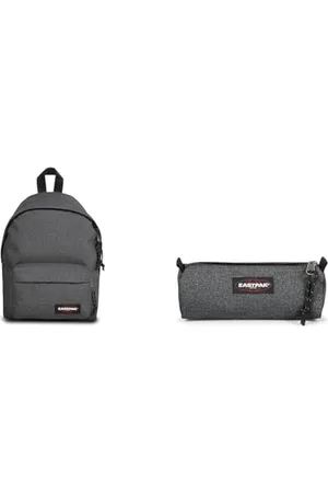 Eastpak ORBIT XS Sac à Dos Mini, 27 L - Black Denim & BENCHMARK Single Trousse, 27 L - Black Denim