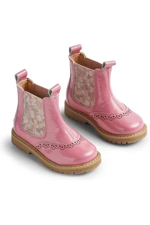 WHEAT Garçon Kinder Chelsea Stiefel Champ mit Doppelten Gummi-Unisex Basket, Rose (2356), 29 EU